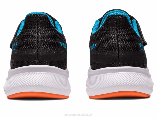 patriote 13 préscolaire noir/bleu île Asics L6N0K4308