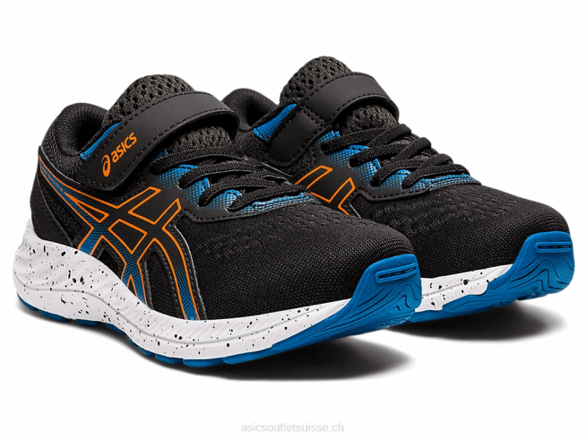 pré exciter 8 préscolaire noir/orange souci Asics L6N0K4532