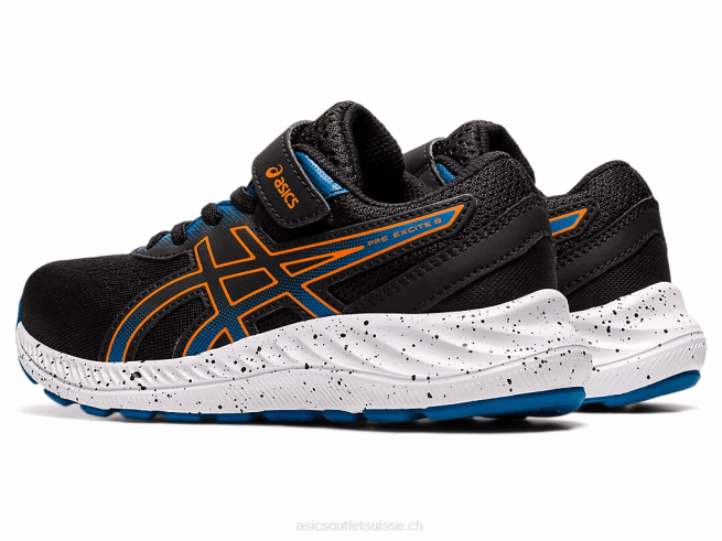 pré exciter 8 préscolaire noir/orange souci Asics L6N0K4532