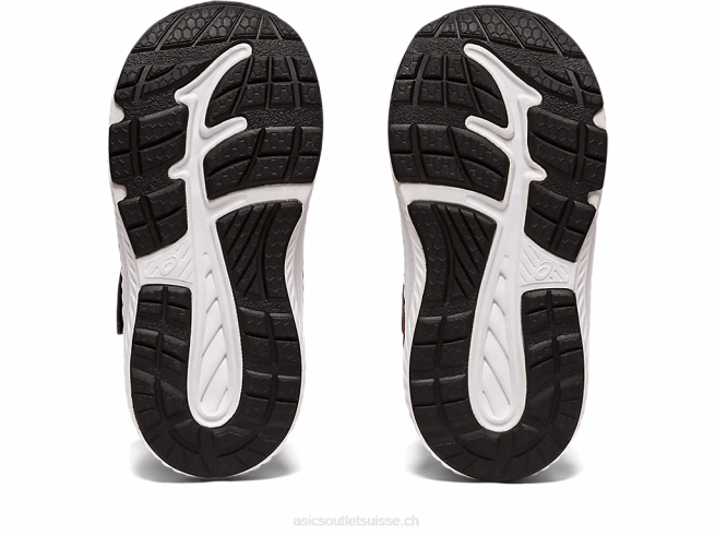 Contient 7 taille enfant en bas âge océan profond/rouge classique Asics L6N0K4390