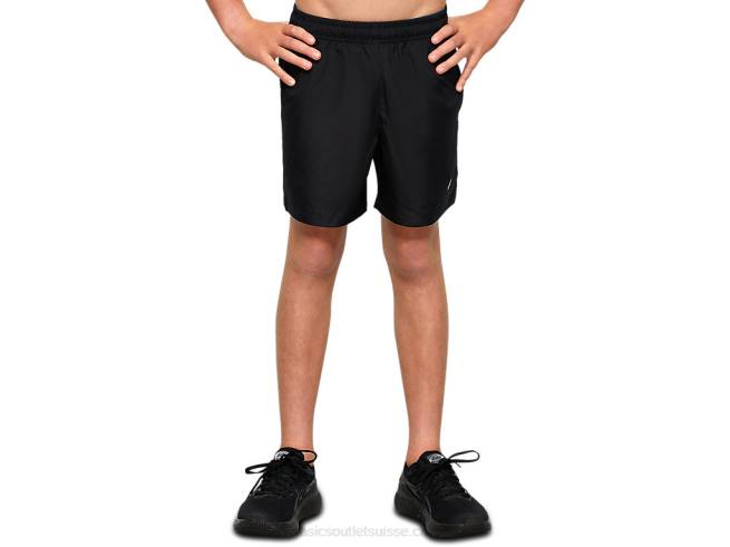 short de sport tissé pour jeune performance noir Asics L6N0K4226