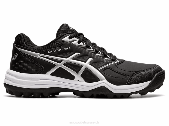 champ gel-mortel noir/argent pur Asics L6N0K3578