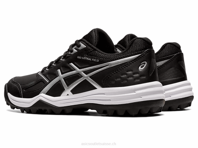champ gel-mortel noir/argent pur Asics L6N0K3578