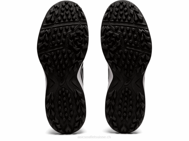 champ gel-mortel noir/argent pur Asics L6N0K3578