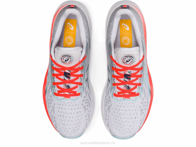 Dynablast 2 blanc/bleu tonnerre Asics L6N0K3742