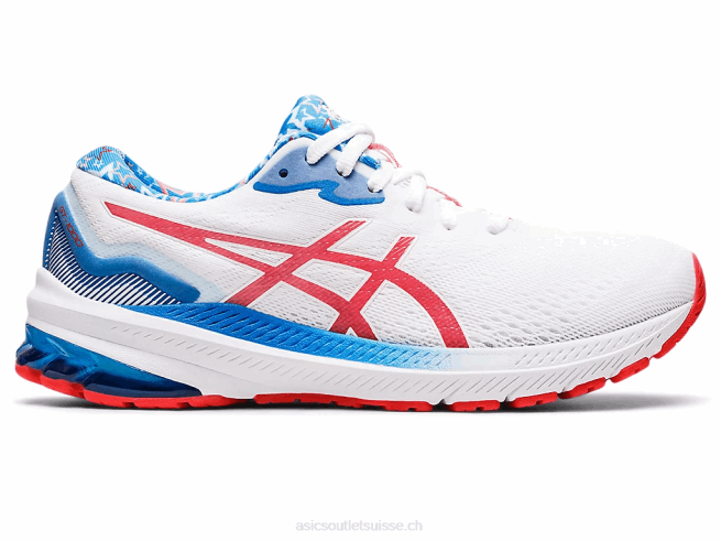 GT-1000 11 blanc/rouge électrique Asics L6N0K3210