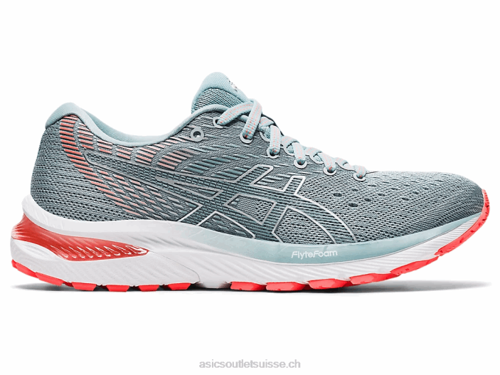 L6N0K4168 gris piedmont/acier clair Asics gel-cumulus 22