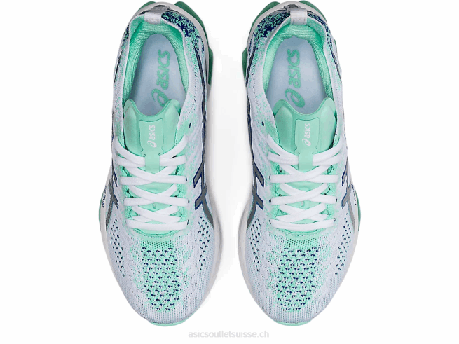 explosion de gel-kinsei blanc/argent pur Asics L6N0K3679