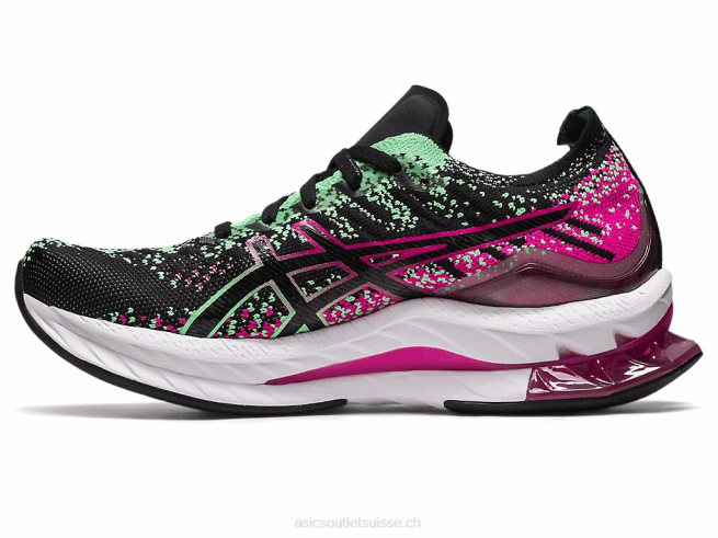 explosion de gel-kinsei rave noir/rose Asics L6N0K2581