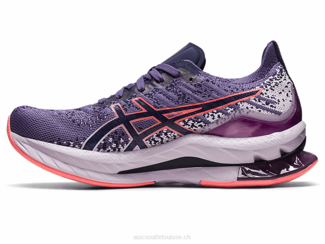explosion de gel-kinsei violet poussiéreux/papaye Asics L6N0K2419
