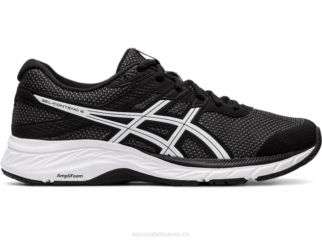 gel-content 6 torsion gris graphite/blanc Asics L6N0K2584