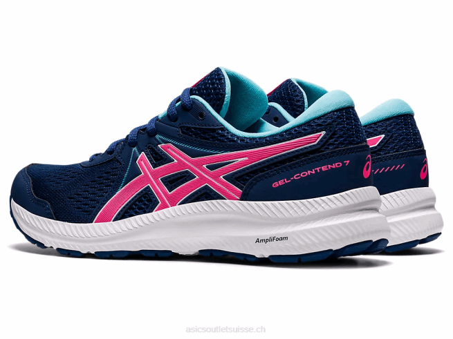 gel-content 7 bleu nuit/rose vif Asics L6N0K3695