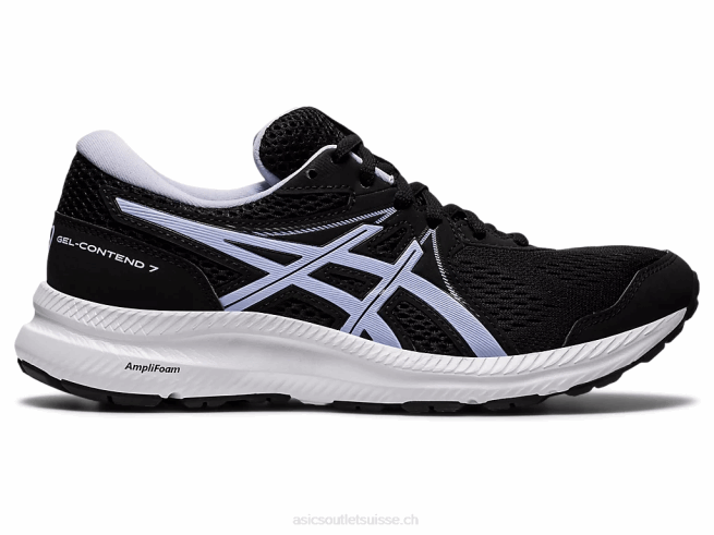 gel-content 7 de large noir/opale lilas Asics L6N0K4018