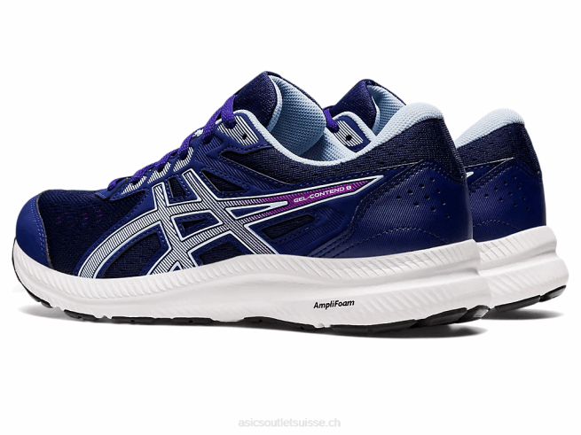 gel-content 8 de large bleu plongeant/ciel doux Asics L6N0K2597