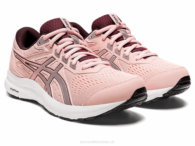 gel-content 8 rose givré/mars profond Asics L6N0K2677