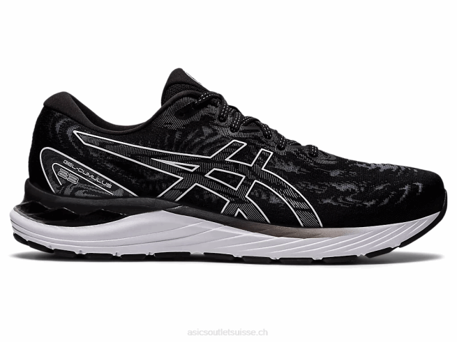 gel-cumulus 23 de large noir blanc Asics L6N0K3930