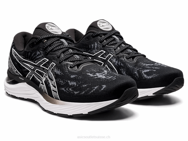 gel-cumulus 23 de large noir blanc Asics L6N0K3930
