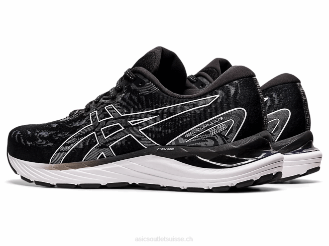 gel-cumulus 23 de large noir blanc Asics L6N0K3930