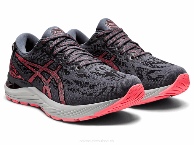 gel-cumulus 23 g-tx transporteur gris/noir Asics L6N0K3648