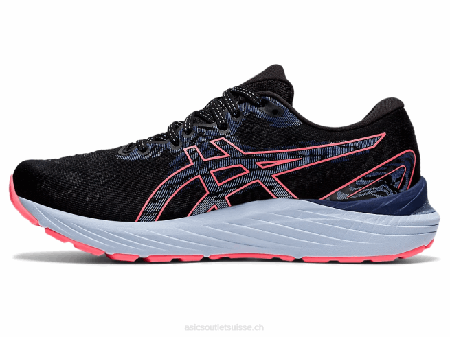 gel-cumulus 23 noir/corail flamboyant Asics L6N0K3886
