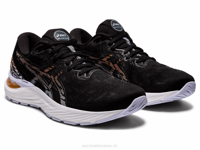 gel-cumulus 23 noir/pêche soleil Asics L6N0K3923