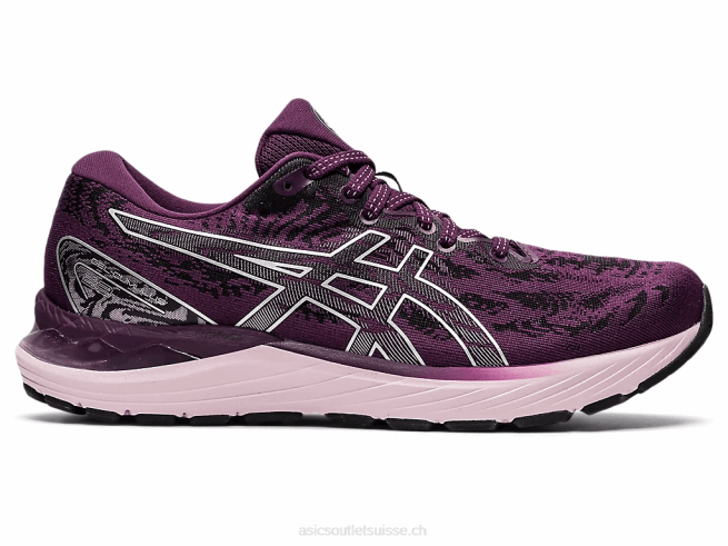 gel-cumulus 23 prune profond/argent pur Asics L6N0K3551