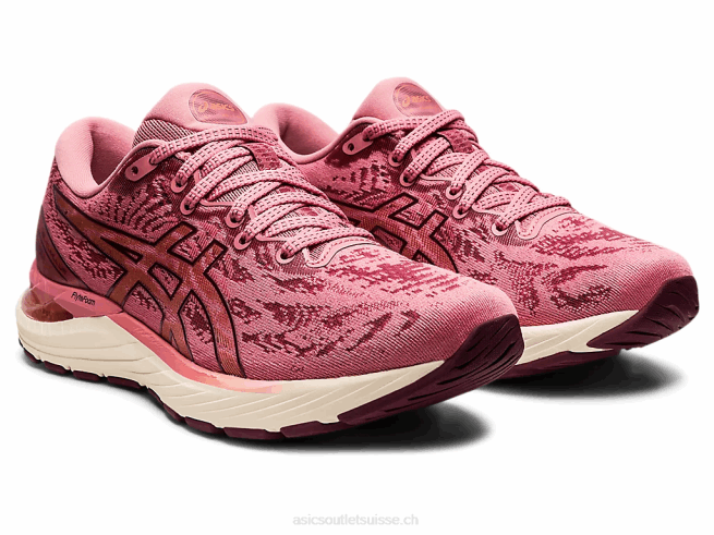 gel-cumulus 23 rose fumé/mars profond Asics L6N0K3875