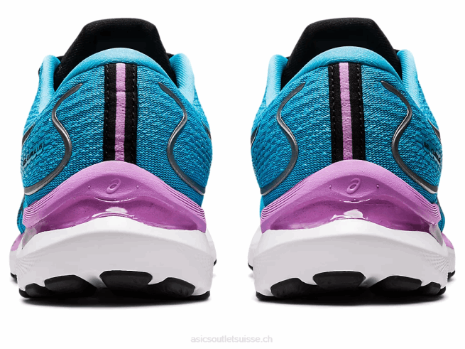 gel-cumulus 24 ekiden aquarium/noir Asics L6N0K2733