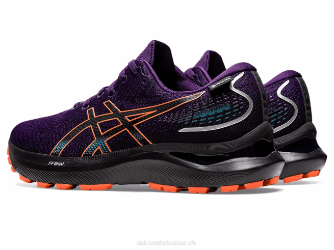 gel-cumulus 24 gtx teinte de nuit/orange nova Asics L6N0K2591