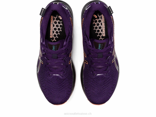 gel-cumulus 24 gtx teinte de nuit/orange nova Asics L6N0K2591