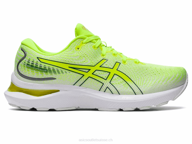 gel-cumulus 24 jaune sécurité/pin velours Asics L6N0K2991