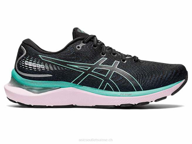 gel-cumulus 24 noir/sauge Asics L6N0K3237