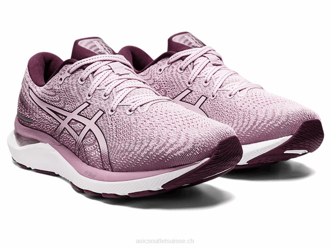 gel-cumulus 24 à peine rose/prune foncé Asics L6N0K3242