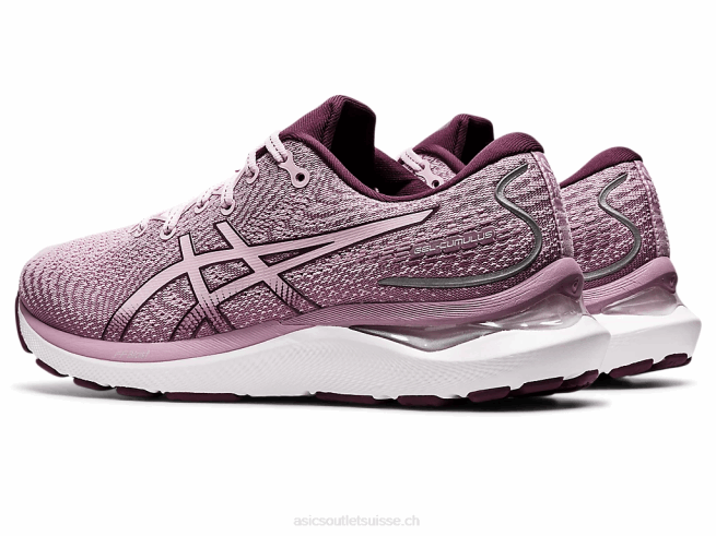 gel-cumulus 24 à peine rose/prune foncé Asics L6N0K3242
