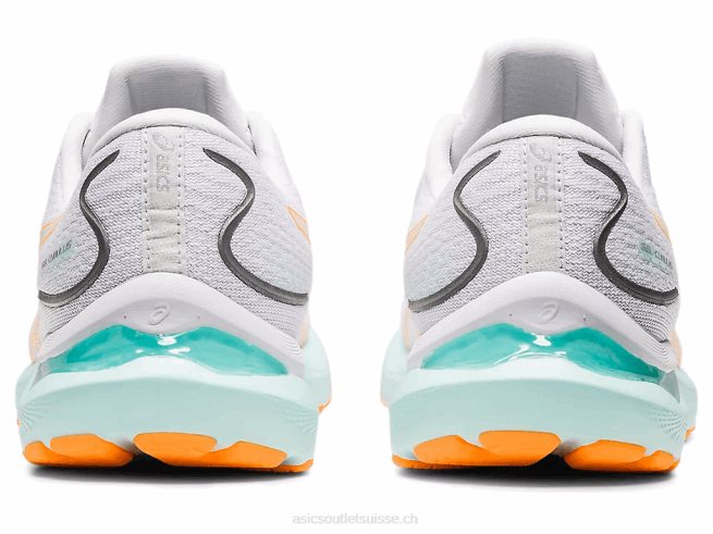 gel-cumulus 24 pop blanc/orange Asics L6N0K3232