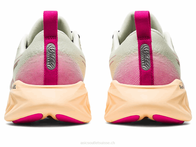 gel-cumulus 25 chuchotement vert/rose rave Asics L6N0K2135