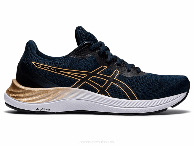 gel-exciter 8 bleu français/champagne Asics L6N0K4004