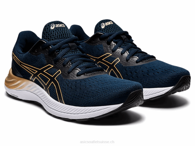 gel-exciter 8 bleu français/champagne Asics L6N0K4004