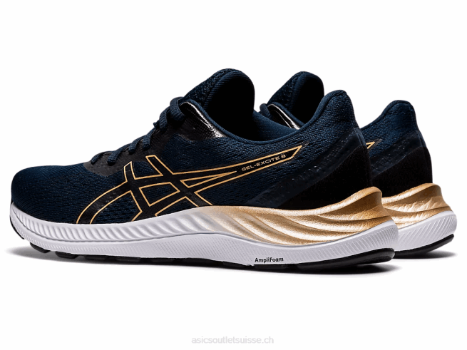 gel-exciter 8 bleu français/champagne Asics L6N0K4004