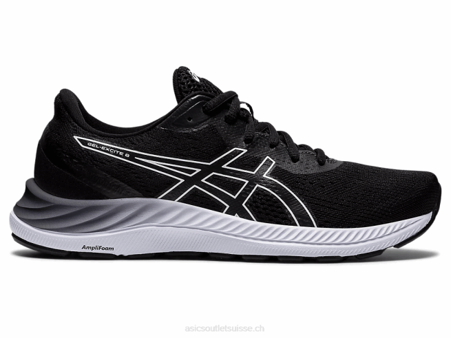 gel-exciter 8 noir blanc Asics L6N0K3437