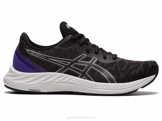 gel-exciter 8 noir/gris huître Asics L6N0K2674