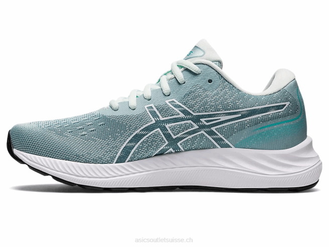 gel-exciter 9 apaisant mer/blanc Asics L6N0K2408