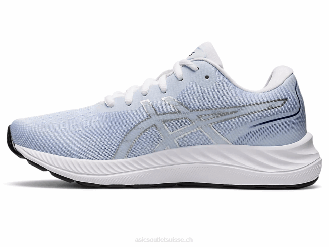 gel-exciter 9 blanc/argent pur Asics L6N0K3109
