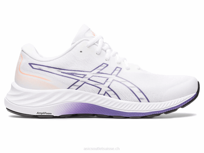 gel-exciter 9 blanc/violet poussiéreux Asics L6N0K2392