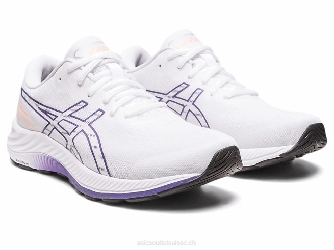 gel-exciter 9 blanc/violet poussiéreux Asics L6N0K2392