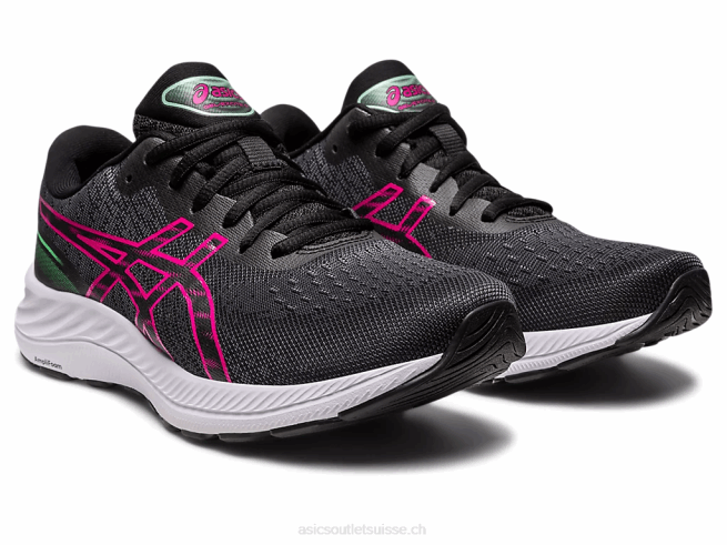 gel-exciter 9 rave noir/rose Asics L6N0K2278