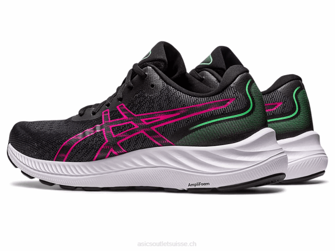 gel-exciter 9 rave noir/rose Asics L6N0K2278