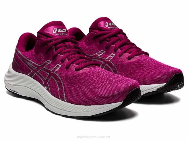 gel-exciter 9 rouge fuchsia/argent pur Asics L6N0K3257