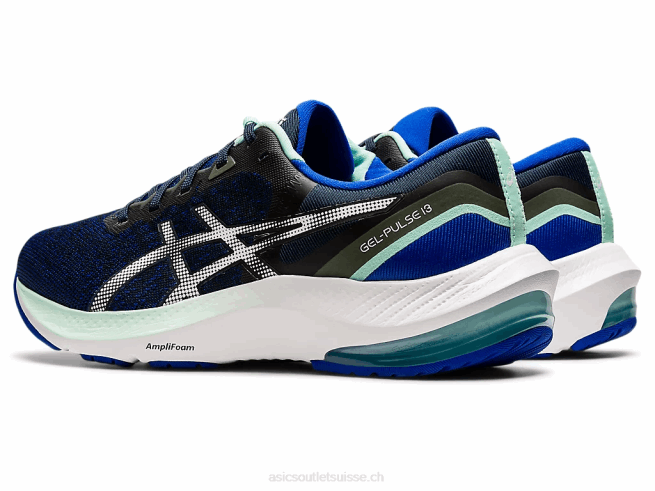 gel-impulsion 13 bleu français/blanc Asics L6N0K3728