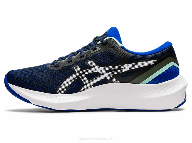 gel-impulsion 13 bleu français/blanc Asics L6N0K3728
